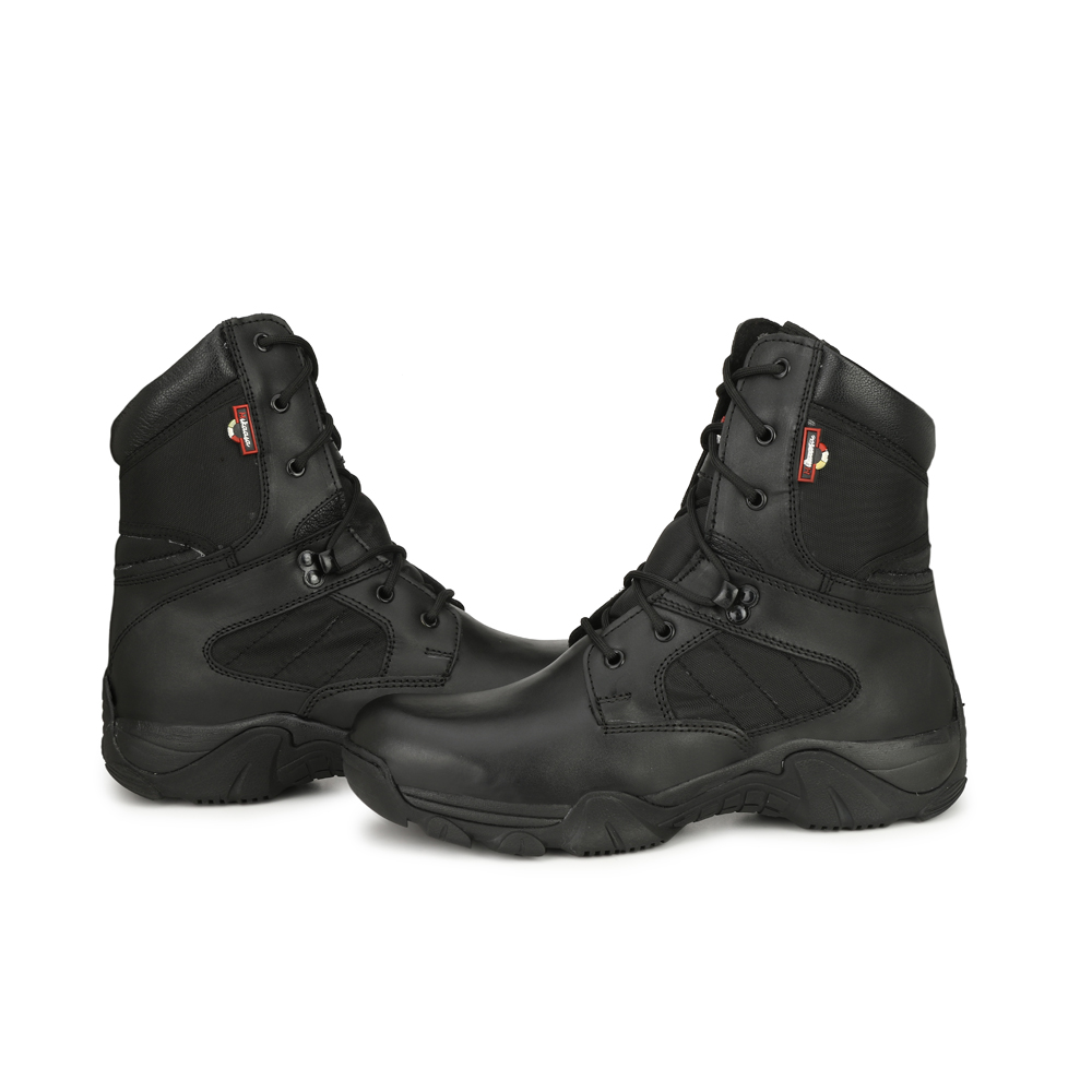 Mikaasa Response 8.0 Side Zip Military and Tactical Boot Black