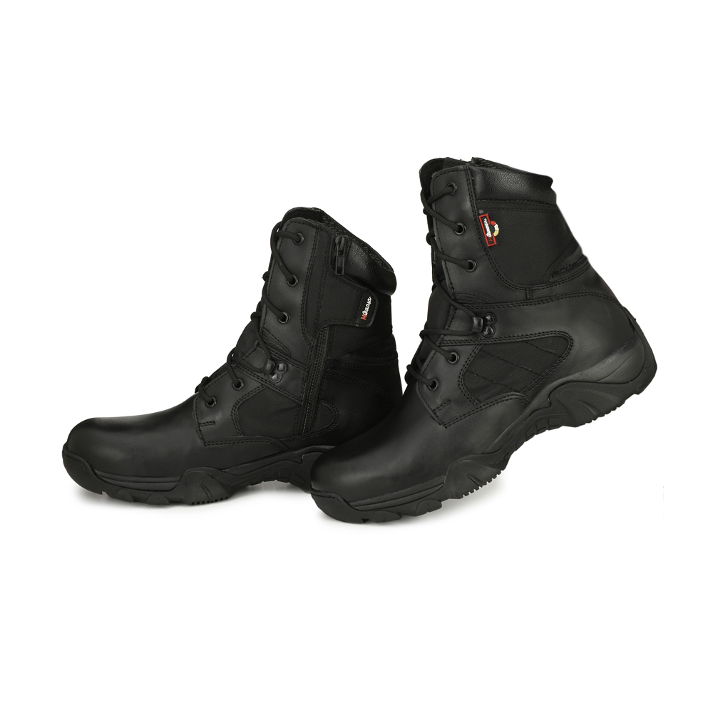 Mikaasa Response 8.0 Side Zip Military and Tactical Boot Black