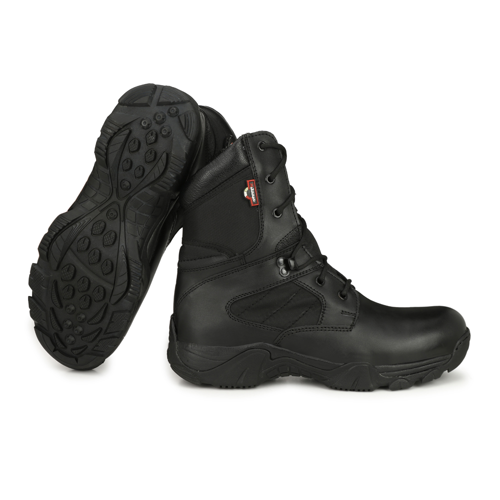 Mikaasa Response 8.0 Side Zip Military and Tactical Boot Black