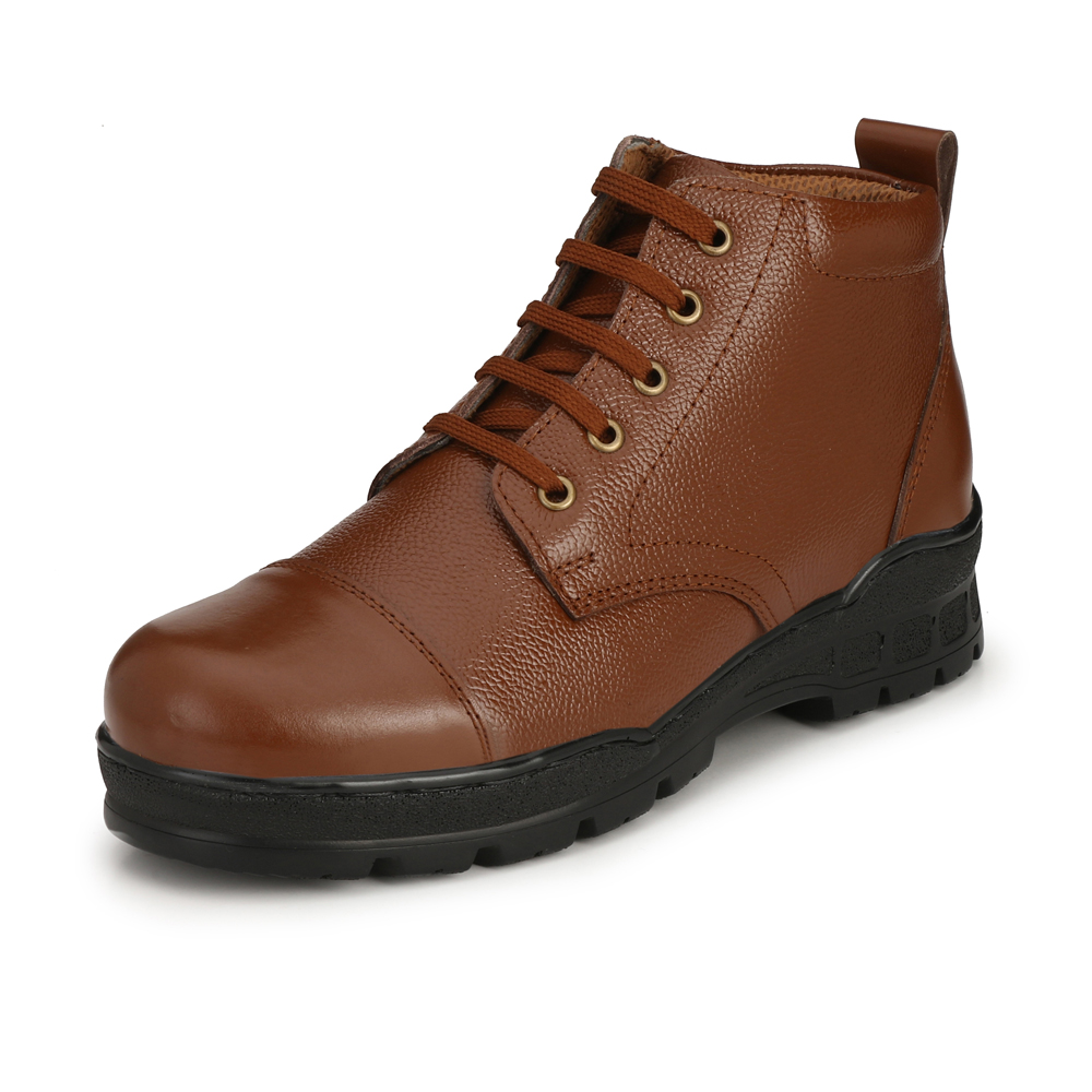 Mikaasa Men's Police 5.0 Light Weight Ankle Leather Boots