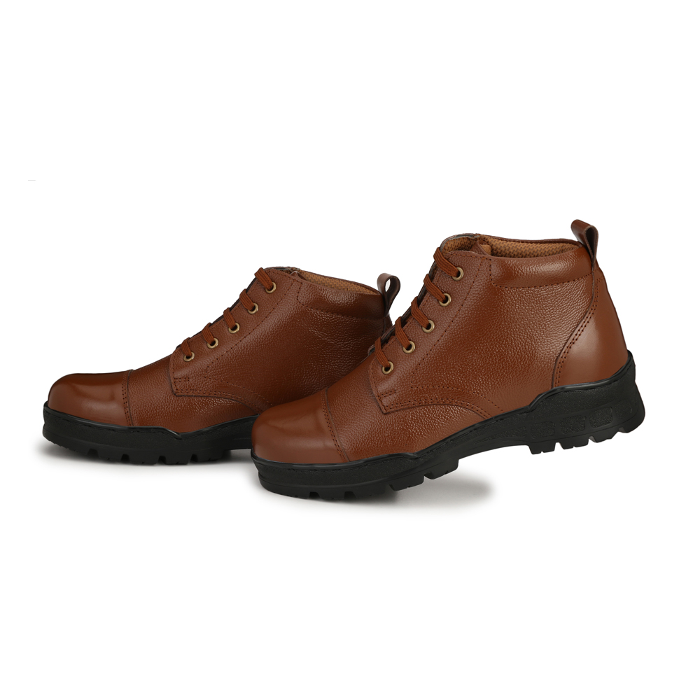 Mikaasa Men's Police 5.0 Light Weight Ankle Leather Boots
