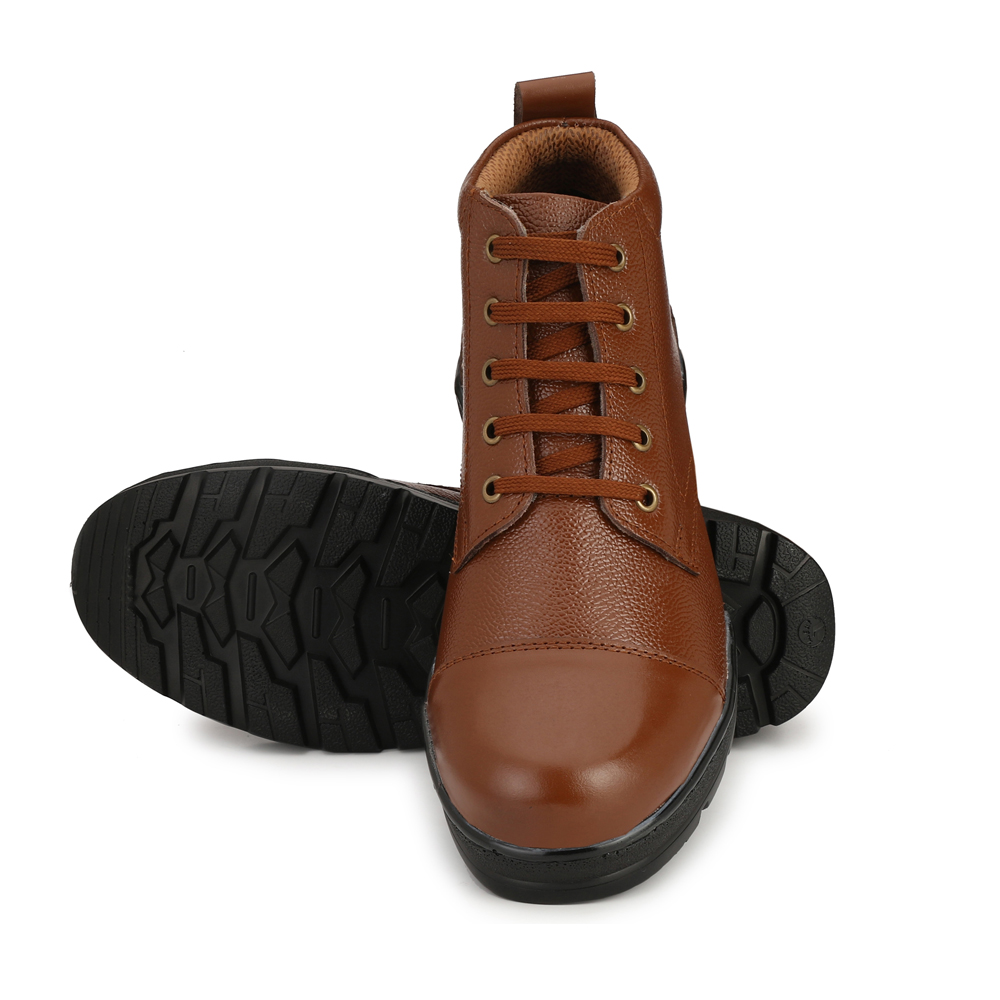 Mikaasa Men's Police 5.0 Light Weight Ankle Leather Boots