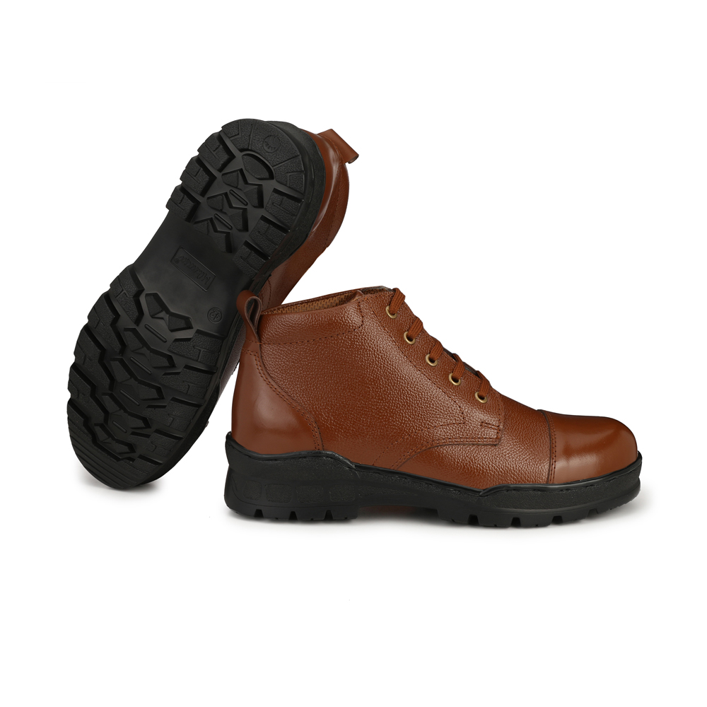 Mikaasa Men's Police 5.0 Light Weight Ankle Leather Boots