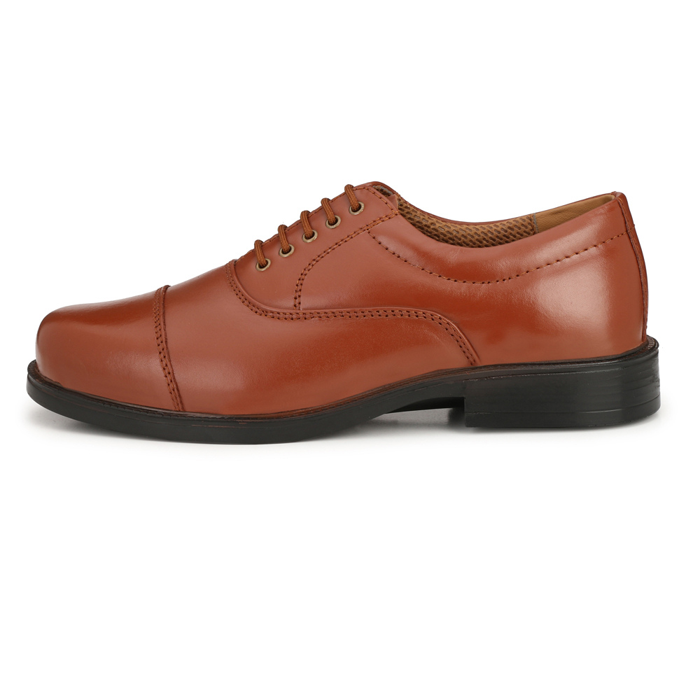 Mikaasa Police Lace Up Cut Shoes (Tan)