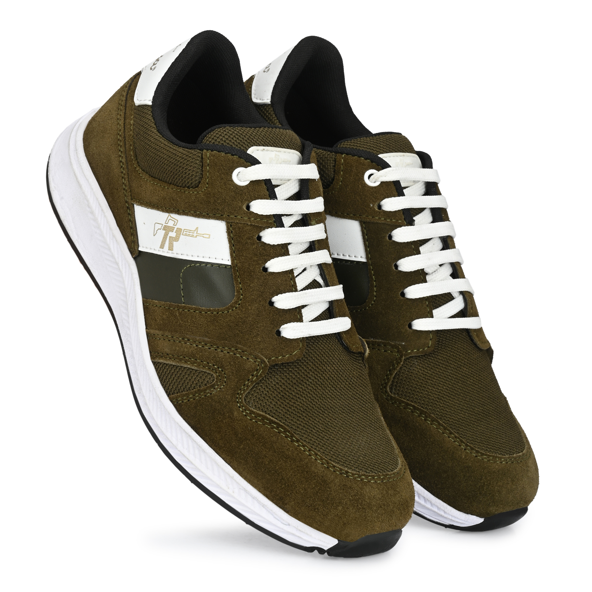 Mikaasa Men's Suede Leather Afterburn 4.0 Memory-Foam Lace-up Sneaker Sneakers for Men(HEENA BROWN)