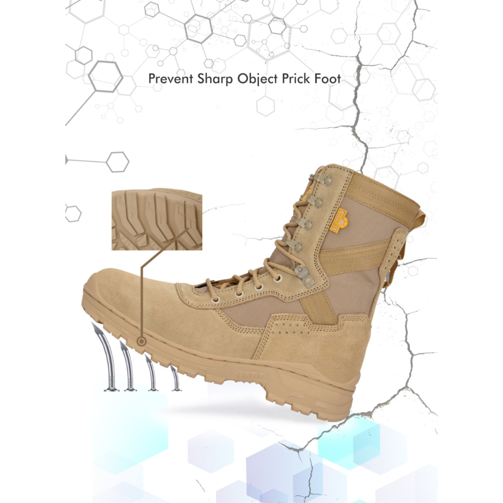 Mikaasa Alpha Aerolite 8.0 Military & Tactical Boot (Beige)