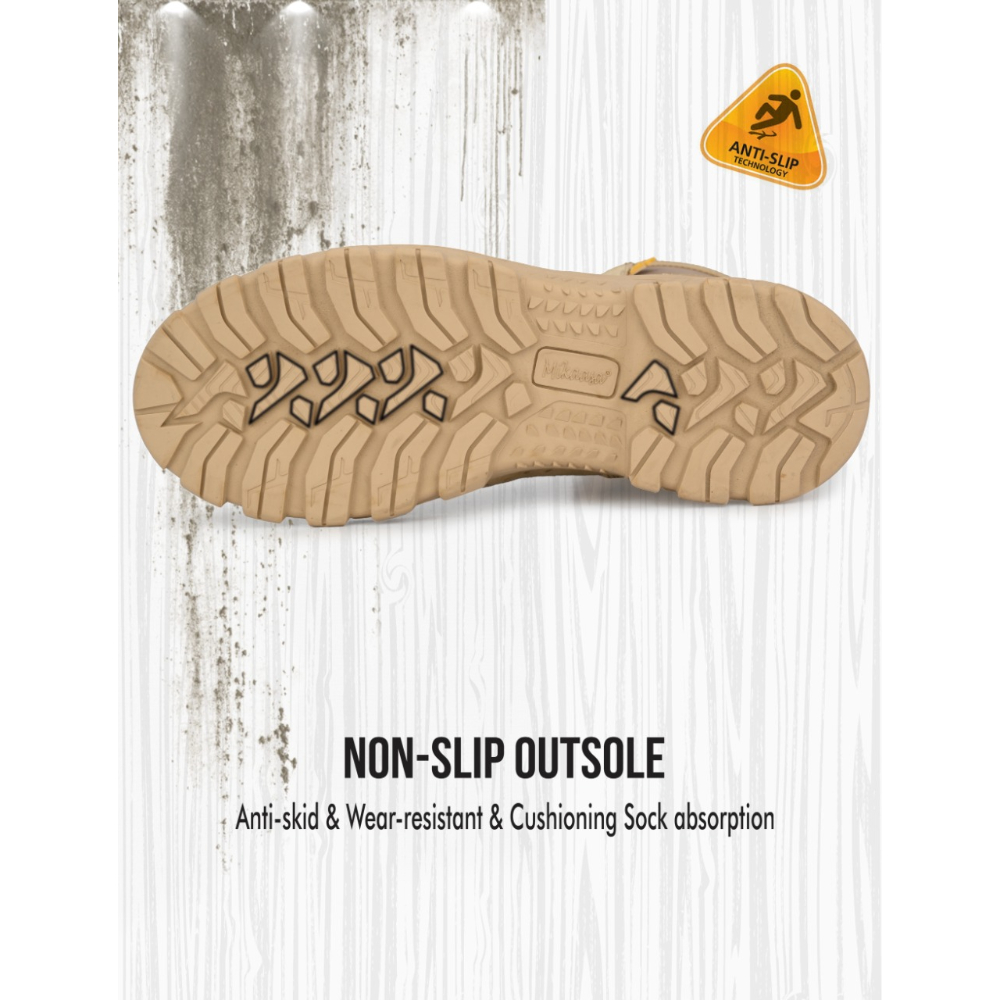 Mikaasa Alpha Aerolite 8.0 Military & Tactical Boot (Beige)