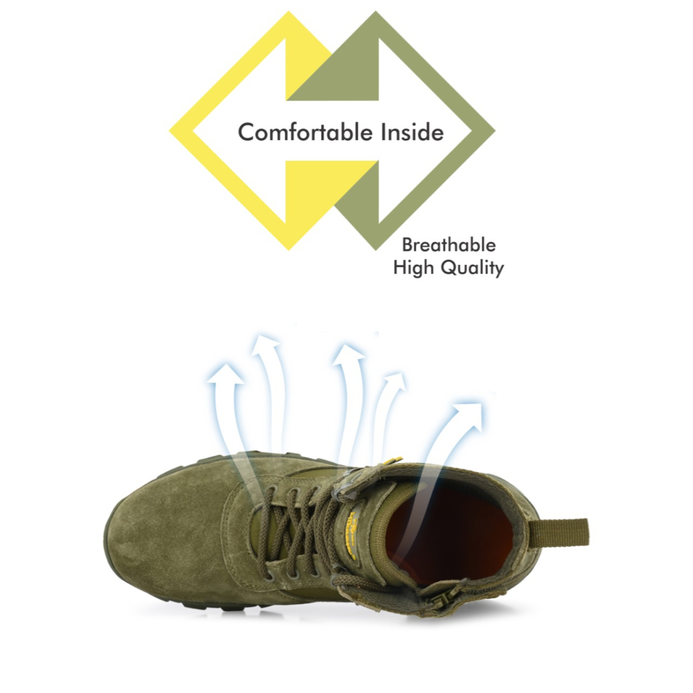 Mikaasa Alpha Aerolite 8.0 Military & Tactical Boot (Green)