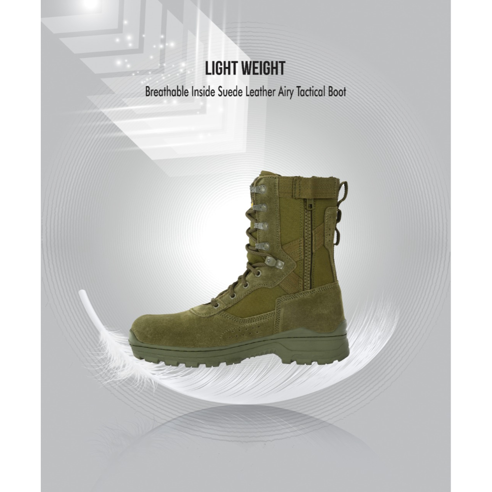 Mikaasa Alpha Aerolite 8.0 Military & Tactical Boot (Green)