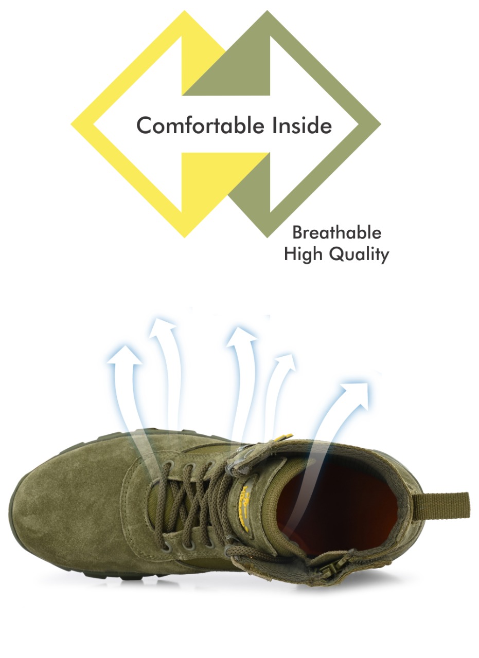 Mikaasa Alpha Aerolite 6.0 Military & Tactical Boot (Green)