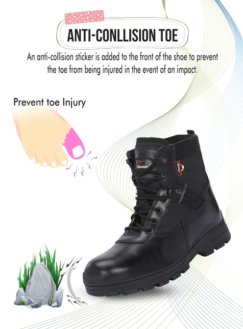 Mikaasa Alpha Aerolite 6.0 Military & Tactical Boot (BLACK)