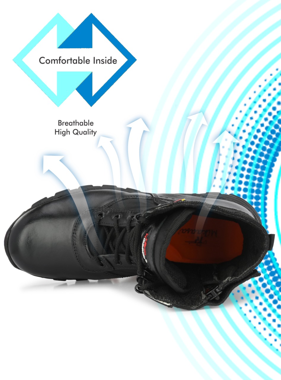 Mikaasa Alpha Aerolite 6.0 Military & Tactical Boot (BLACK)