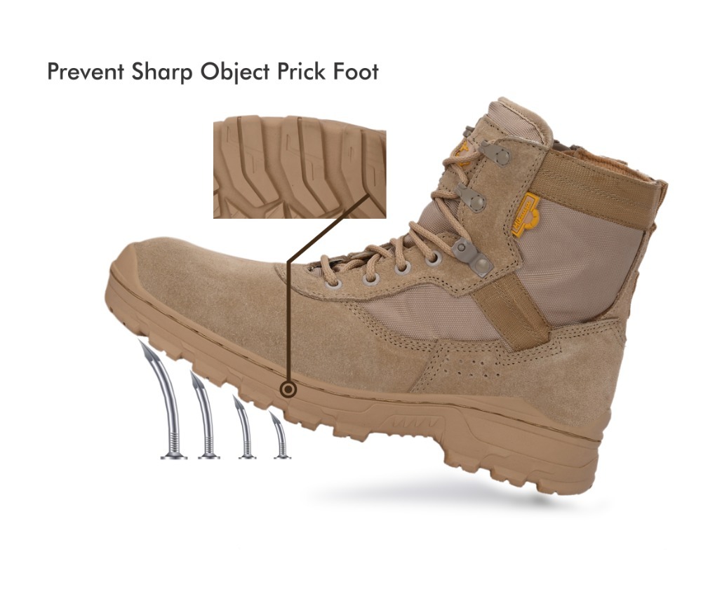 Mikaasa Alpha Aerolite 6.0 Military & Tactical Boot (Beige)