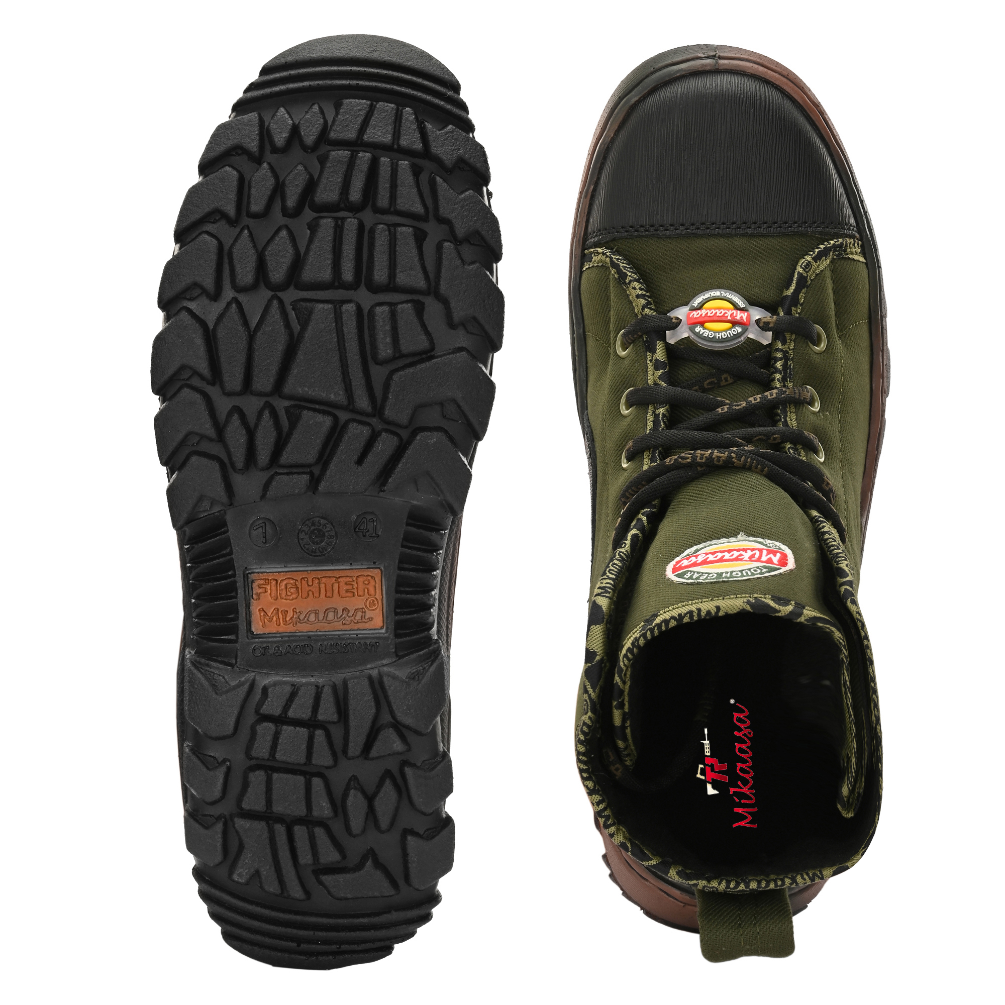 Mikaasa Men's Jungle Fighter Boots, Army Military Boots